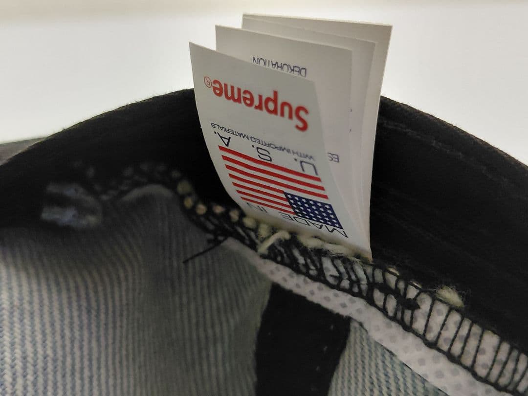 極美品　Supreme　Pigment　Coated　2-Tone　S Logo