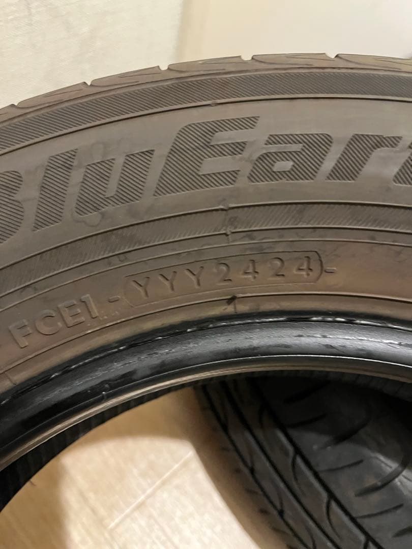 送料込！バリ山！24年製！ヨコハマブルーアース145\80-13 3本のみ