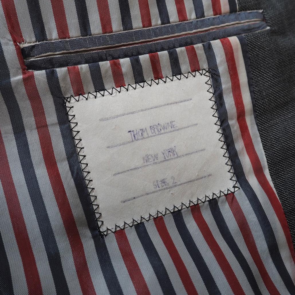 THOM BROWNE. NEW YORK クロスカンパニー期 段返りジャケット