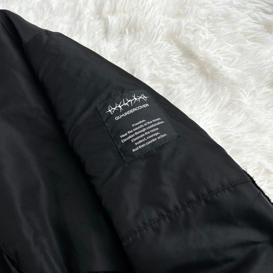 極美品◎ GU × undercover MA-1 ブルゾン ブラック 黒 L