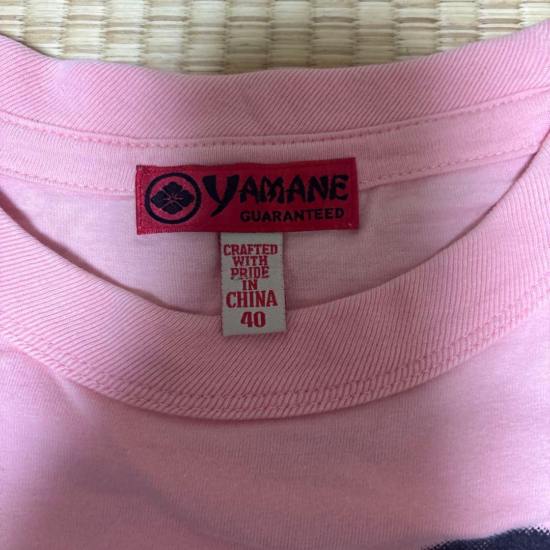 EVISU ピンク Tシャツ ヤスキヨ