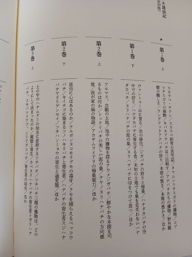 ファーブル昆虫記 全20巻セット