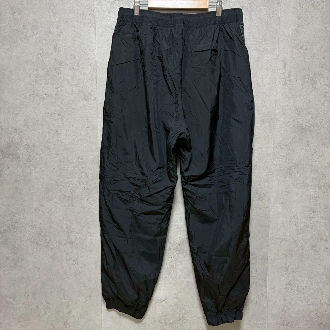 NIKE XL スウッシュ総柄 ナイロンパンツ ブラック　XL