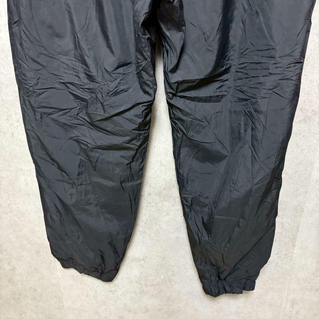 NIKE XL スウッシュ総柄 ナイロンパンツ ブラック　XL