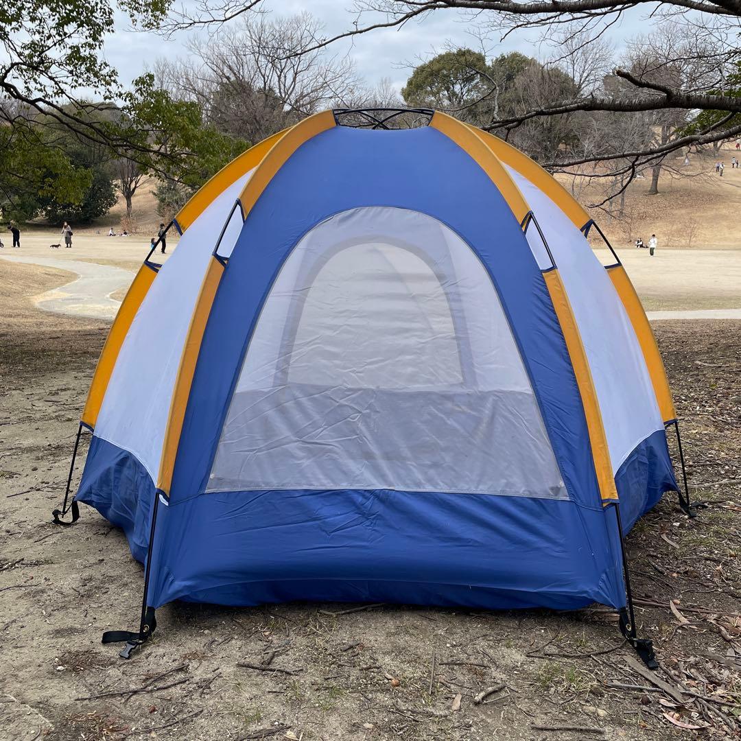 REI ドーム型テント イエロー/ブルー