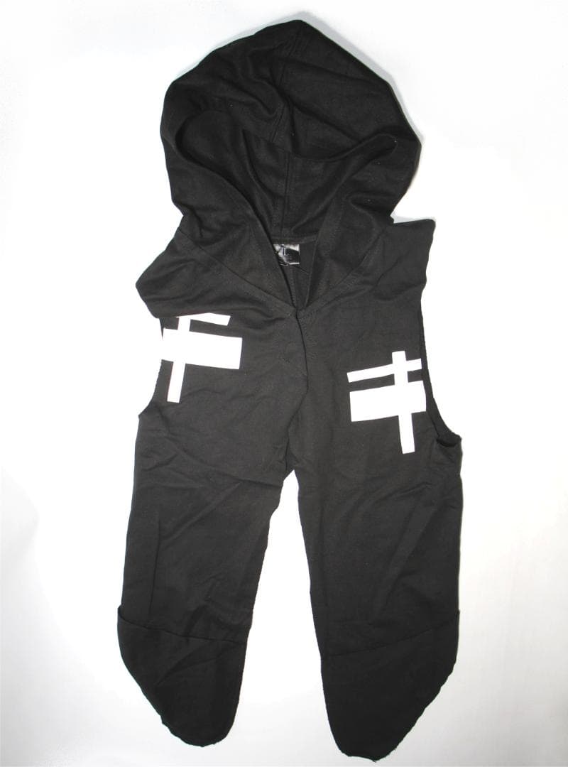 あ*様 THOAS LINDNER HOODED WINGS ベスト 黒 M ド