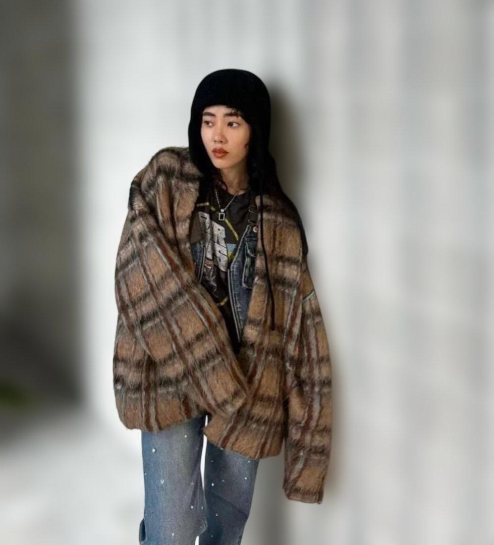 トップス N.HOOLYWOOD for Ameri CHECK CARDIGAN
