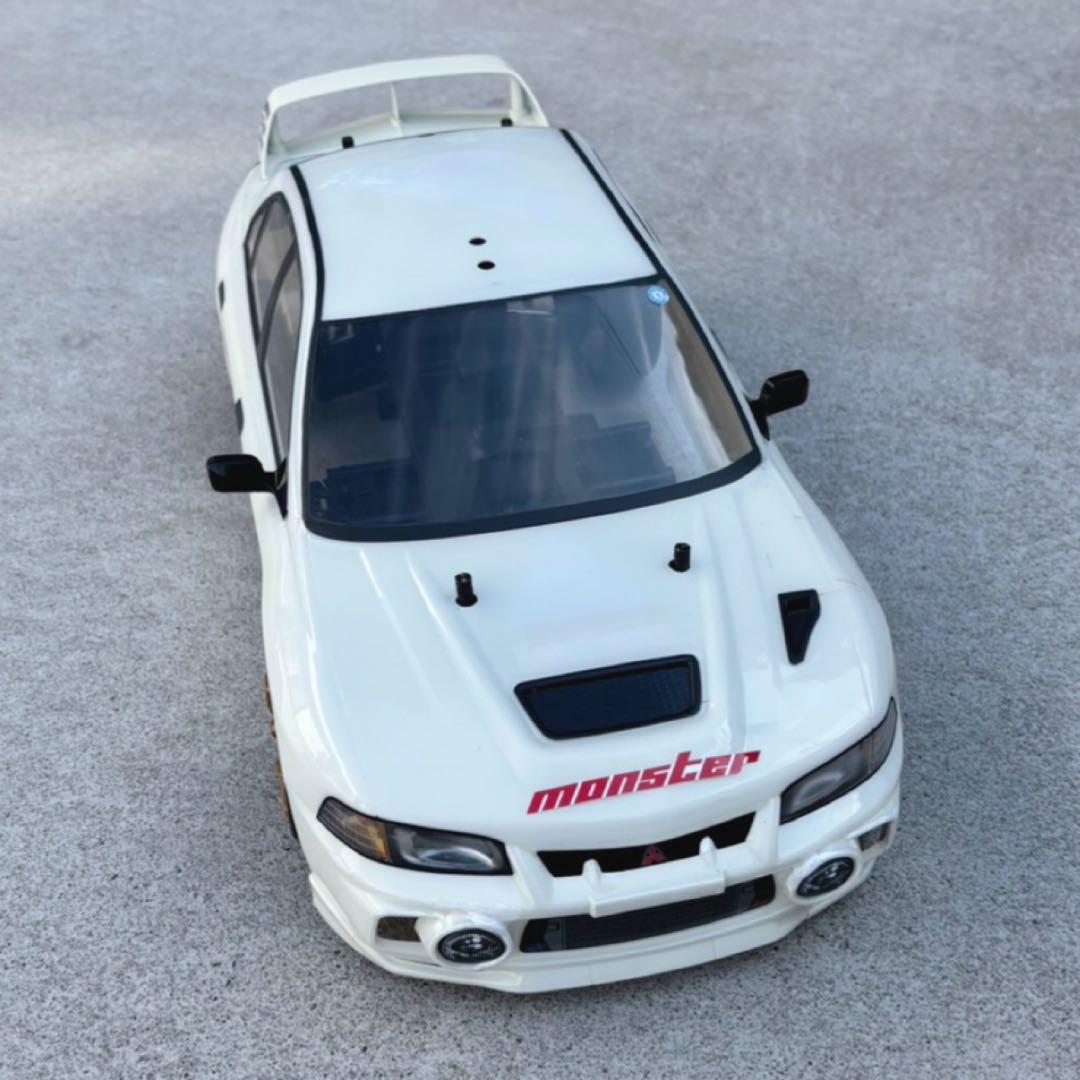 タミヤ RC 三菱 ランエボ4 ボディ 頭文字D 岩城清次 イニD ランサー