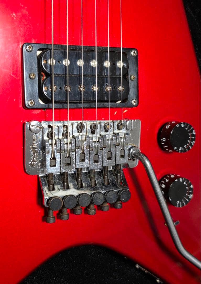 【希少】Kramer JK-6000 フライングV メタリックレッド（ESP製）