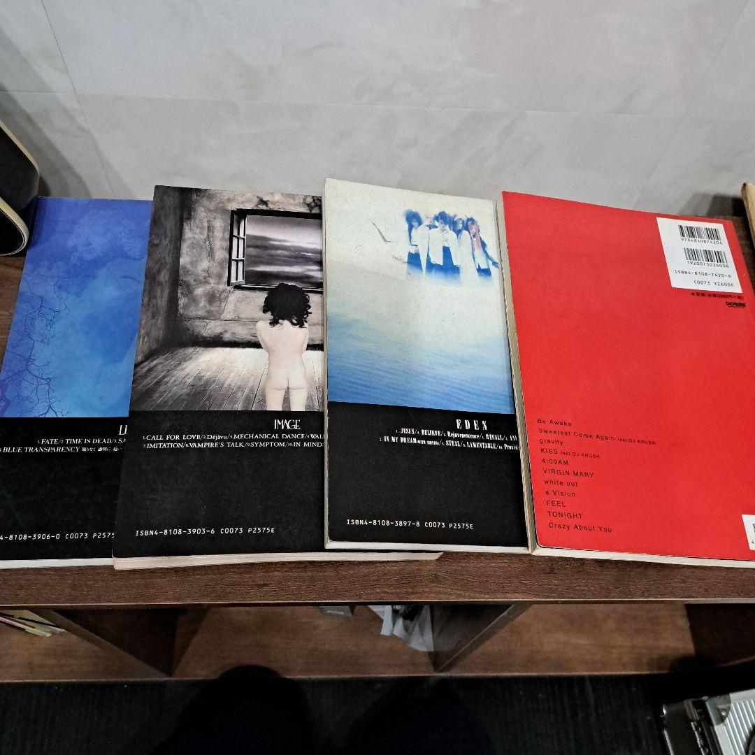 LUNA SEA　スコア4冊