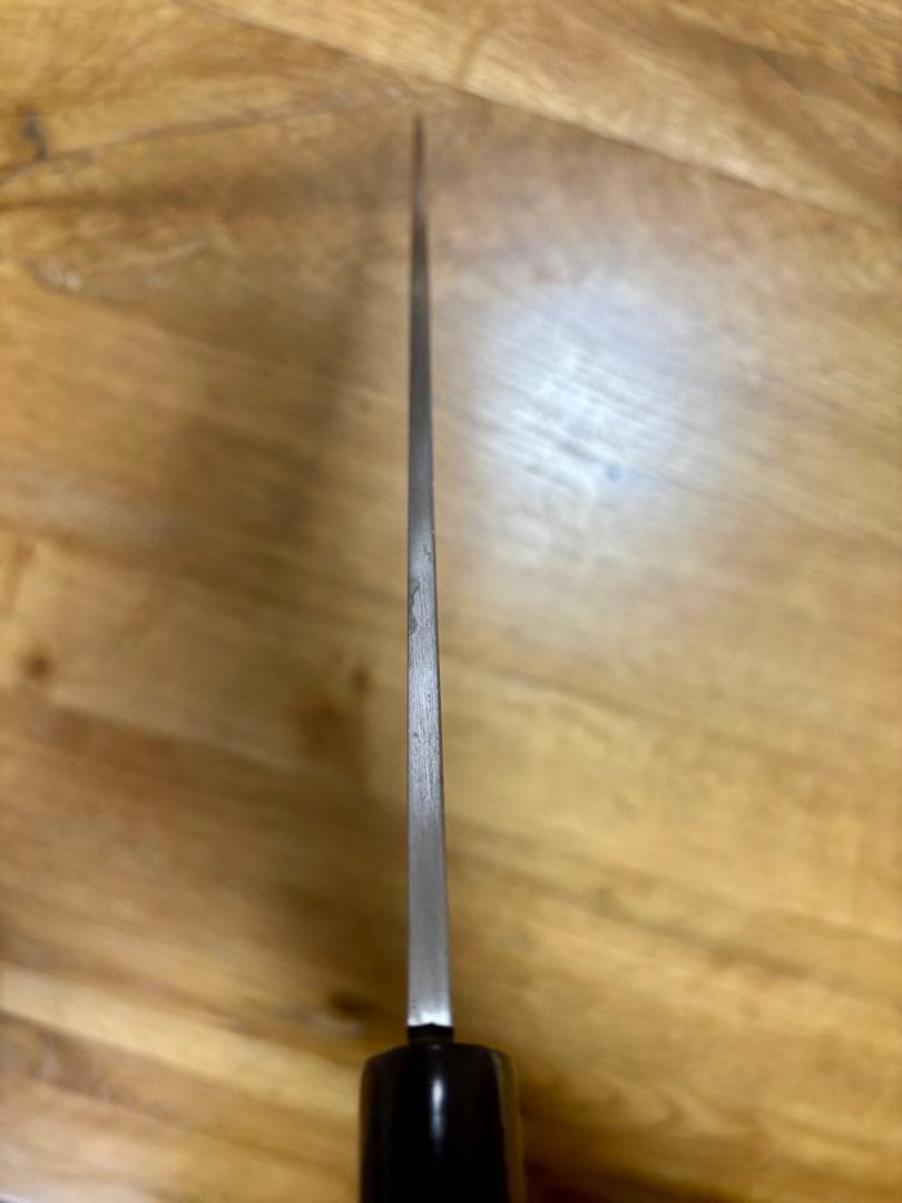 【鞘付き】堺刀司 岩国作 刃渡り：約230mm 柳刃包丁 刺身包丁 正夫 和包丁