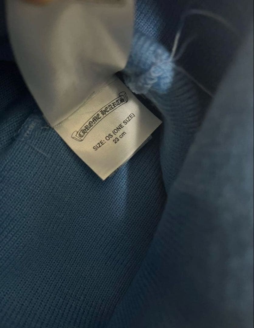 新品 CHROME HEARTS クロムハーツ 新作ニット帽 ブルー