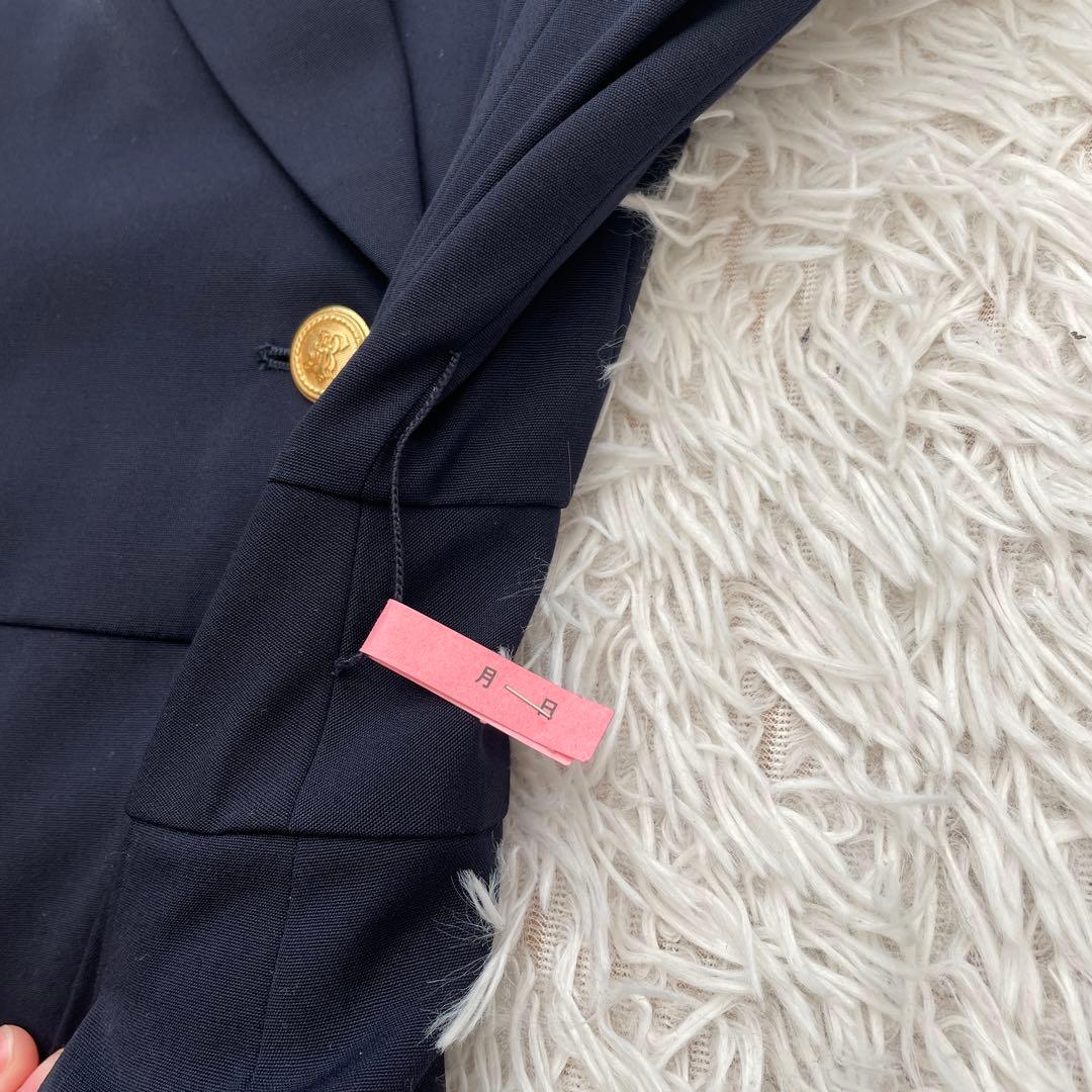 日本製　ROPE ダブルボタン　金ボタン ロングコート　レトロ　Aライン