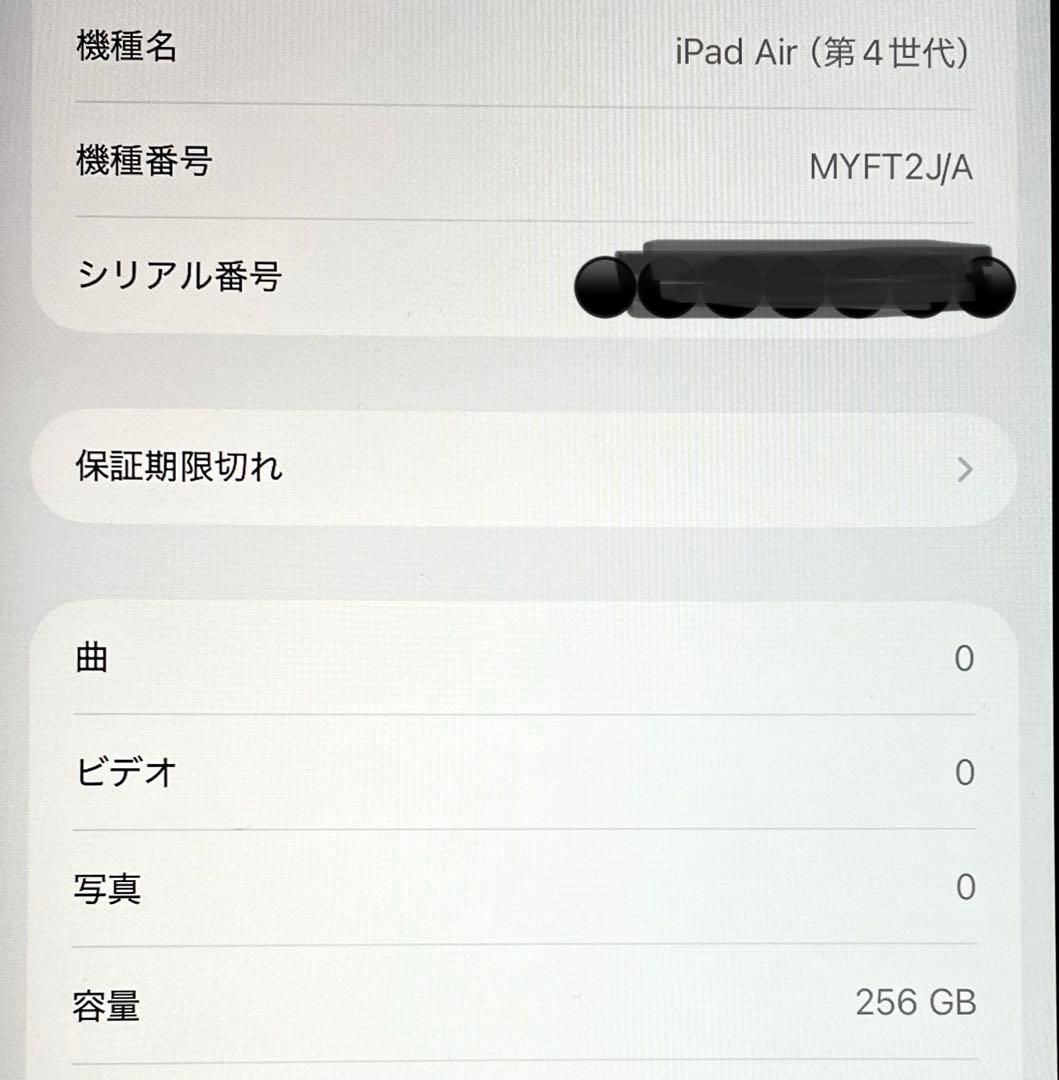 iPad Air 第4世代 256GB Wi-Fiモデル