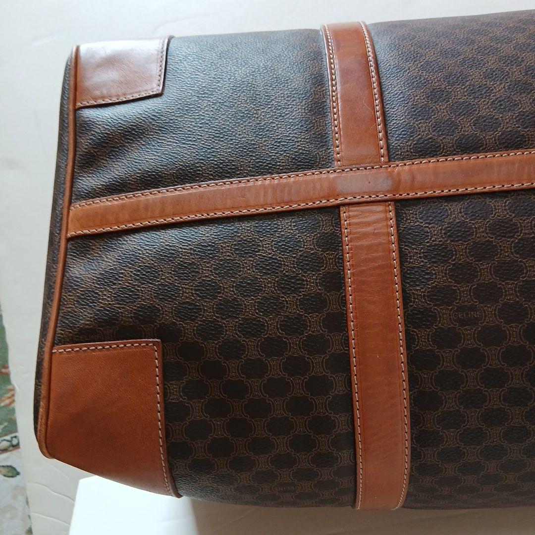 CELINE ボストンバッグ ブラウンレザー