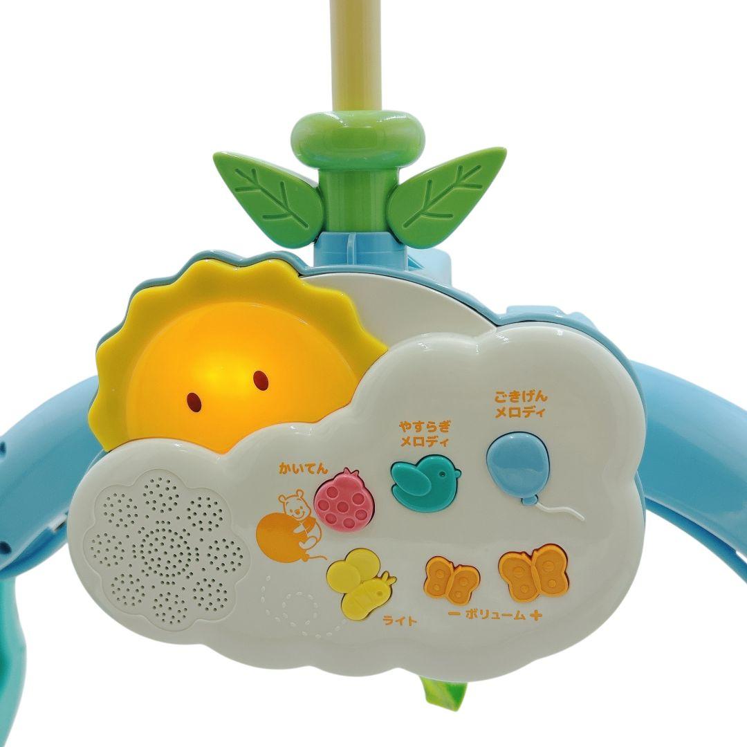 【極美品】くまのぷーさん えらべる回転6way ジムにへんしんメリー プーメリー