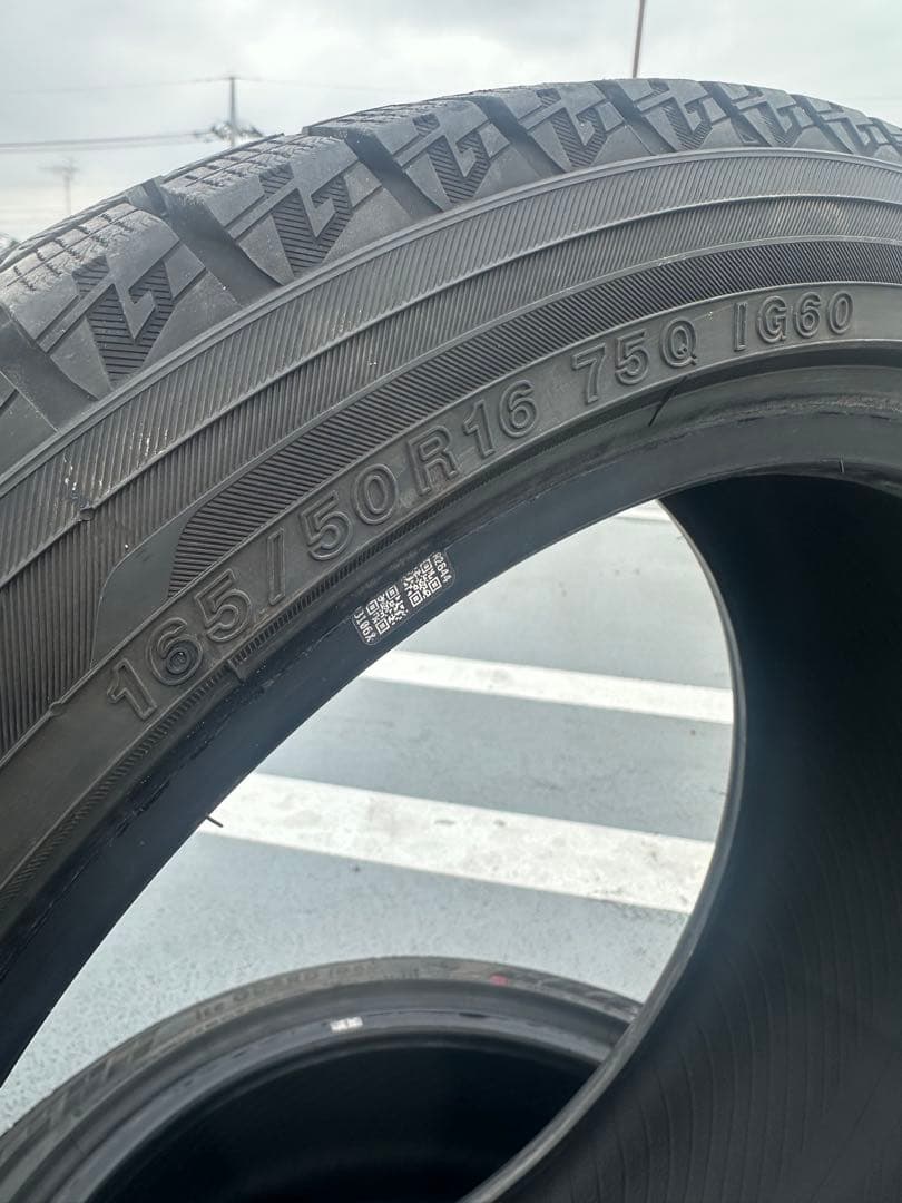 バリ溝165/50r16 ヨコハマ アイスガード60 (IG60) スタッドレス