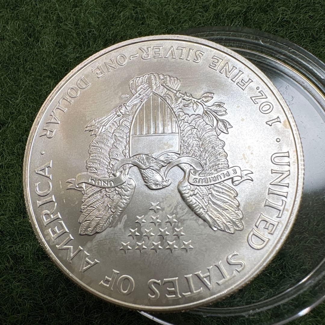 ヒ*0様 【レア】純銀1ドル記念硬貨2000年アメリカンイーグルシルバー1オンス