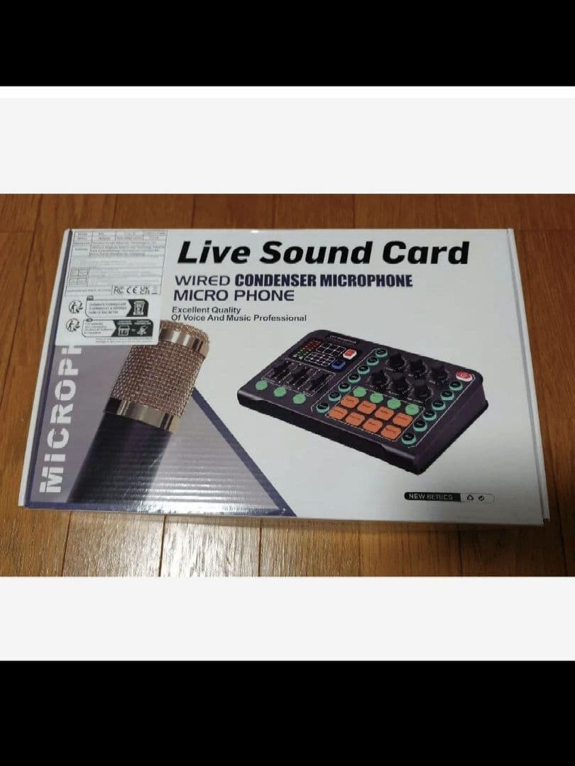ProfessionalLiveSoundCard ミキサー マイク 配信機材