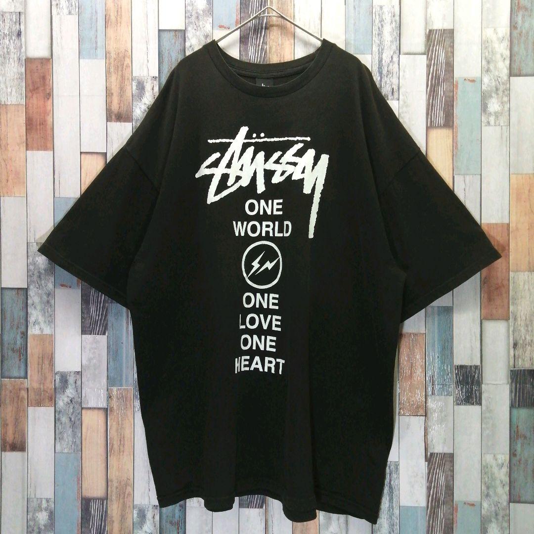 STUSSY　fragment　ステューシー　フラグメント　Tシャツ　XXL
