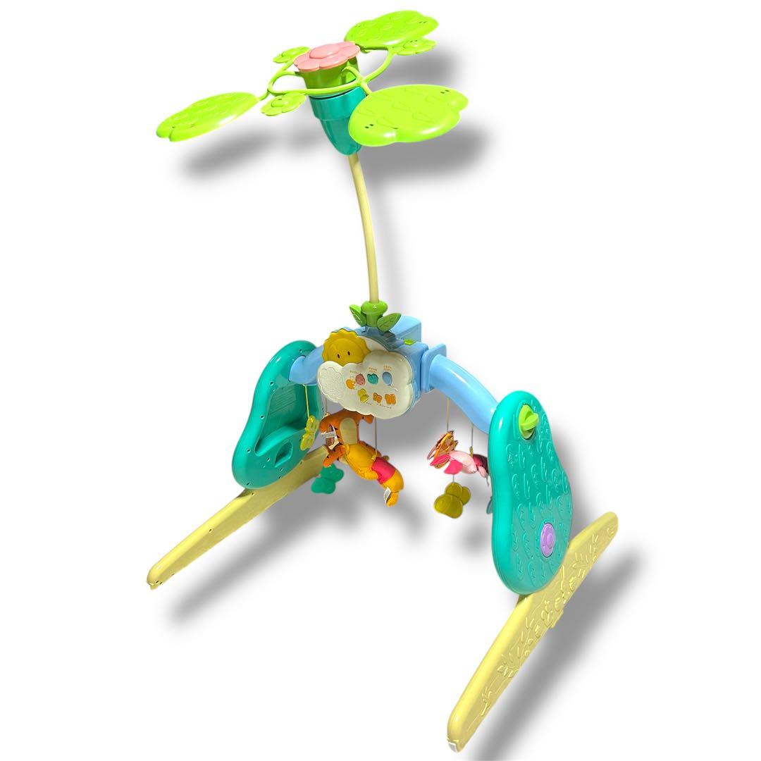 極美品✨️くまのプーさん えらべる回転 6WAY ジムにへんしんメリー 即日発送