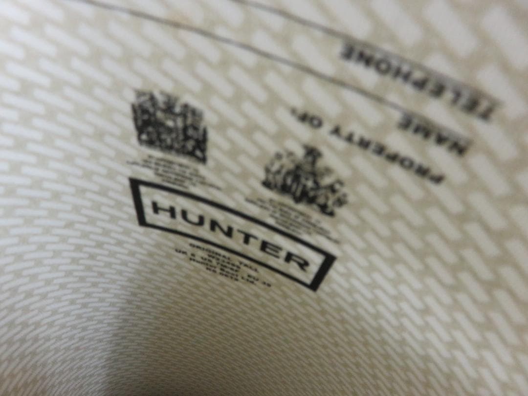 HUNTER ハンター レインブーツ グリーン 長靴 バックル付き UK6