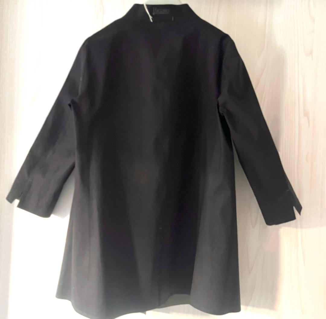 HERNO ヘルノ リバーシブルコート40 カーキ×黒 未使用タグ付