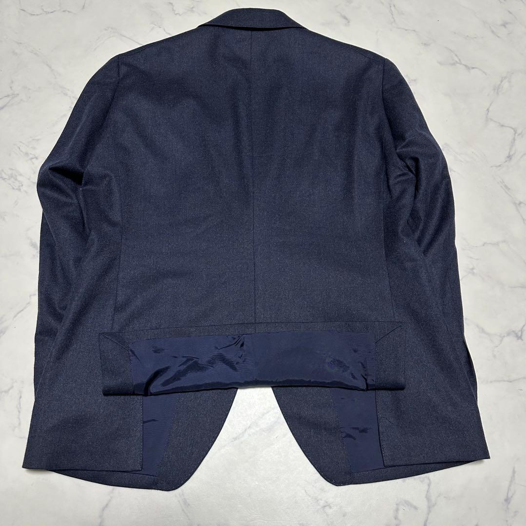 未使用級美品　CAFESOHO ネイビージャケット　カノニコsuper120's