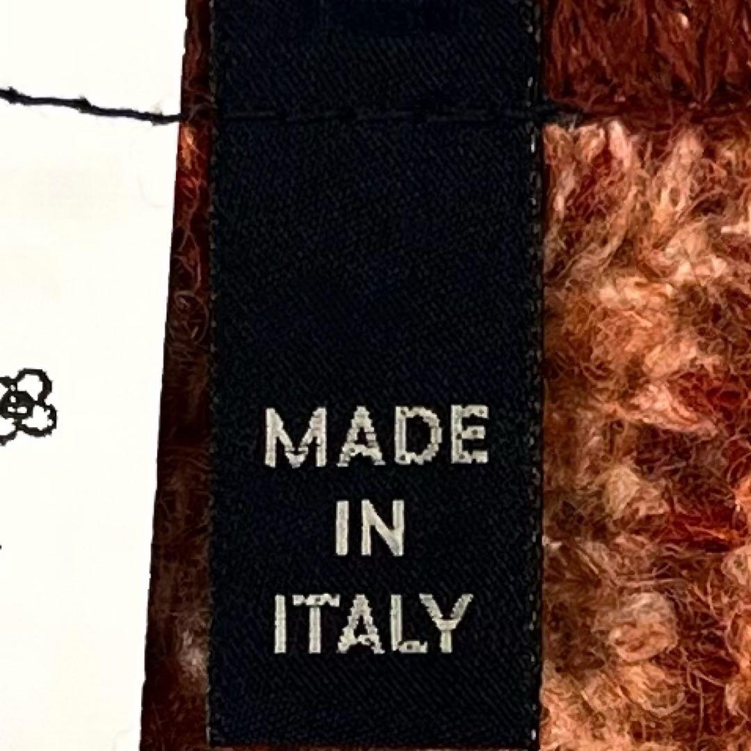 未使用級 LARDINI アルパカ六者混 グレンチェック アンコンジャケット M