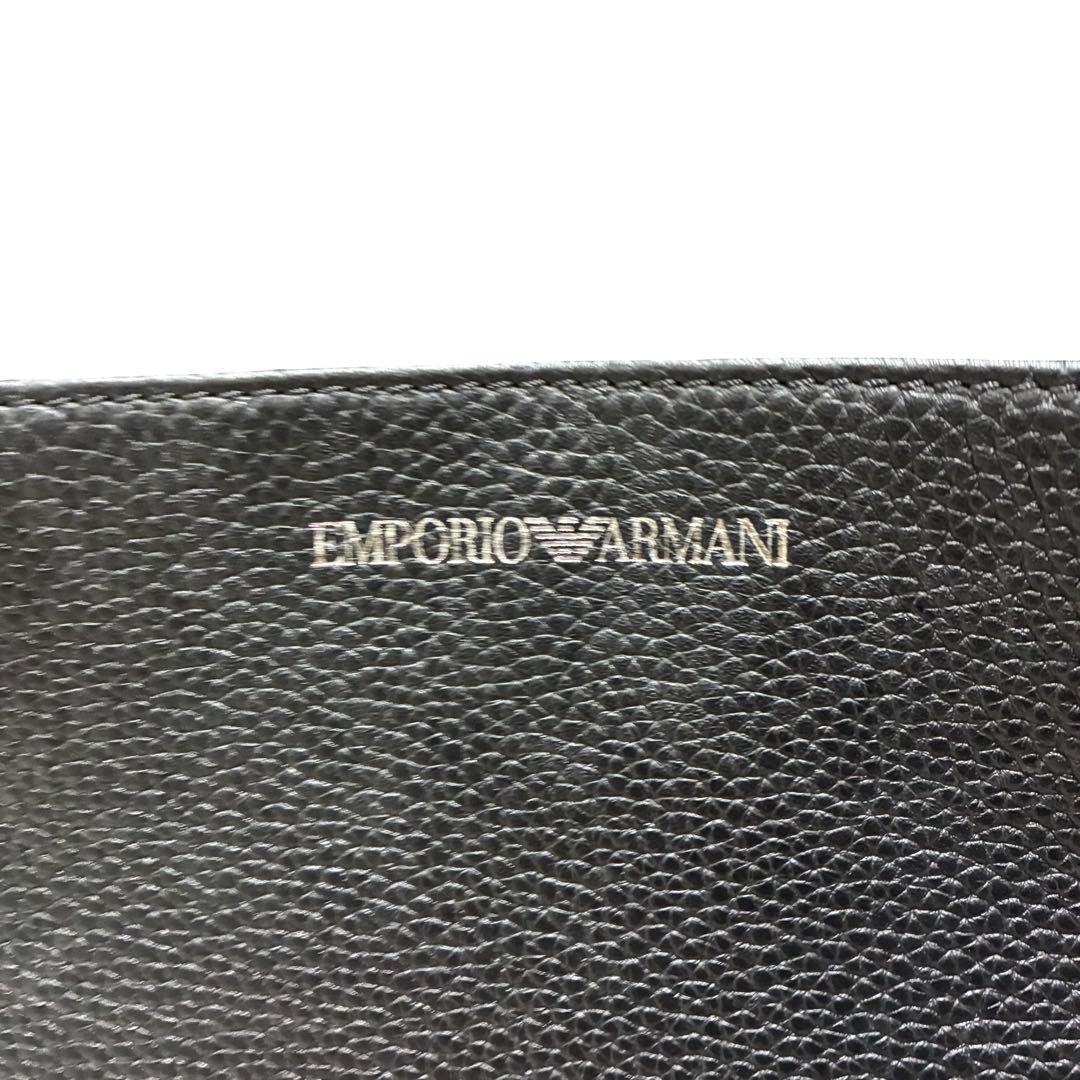 バッグ EMPORIO ARMANI Bostonbag BLK leather