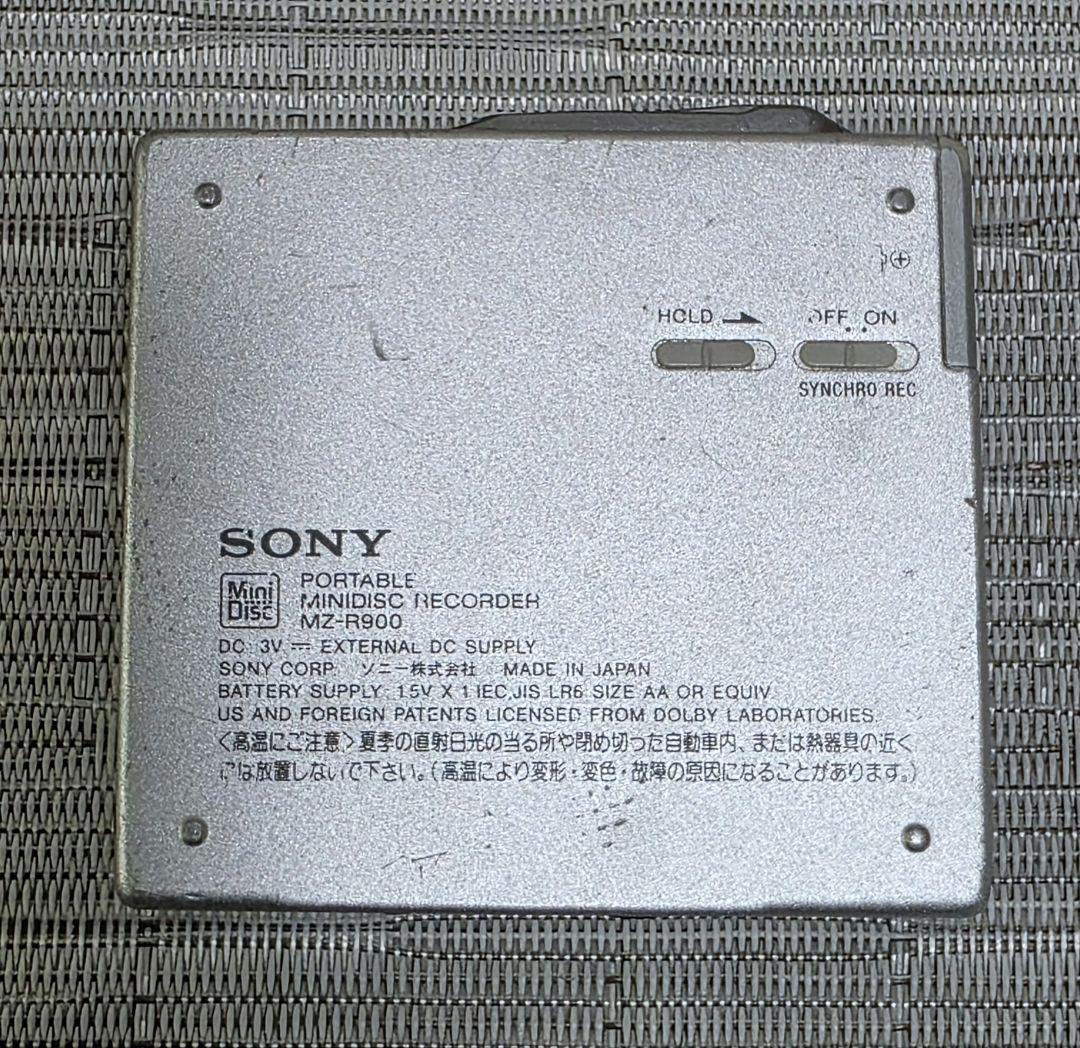 SONY ソニー MDレコーダー 　MZ-R900