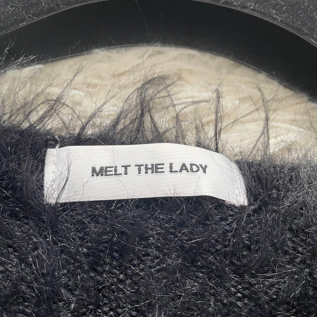 トップス melt the lady minimal knit cardigan