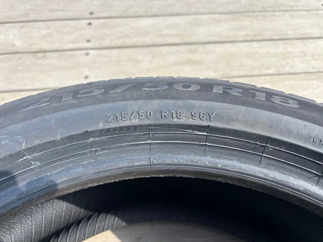 未走行 ピレリ POWERGY 215/50R18 96Y XL サマータイヤ①