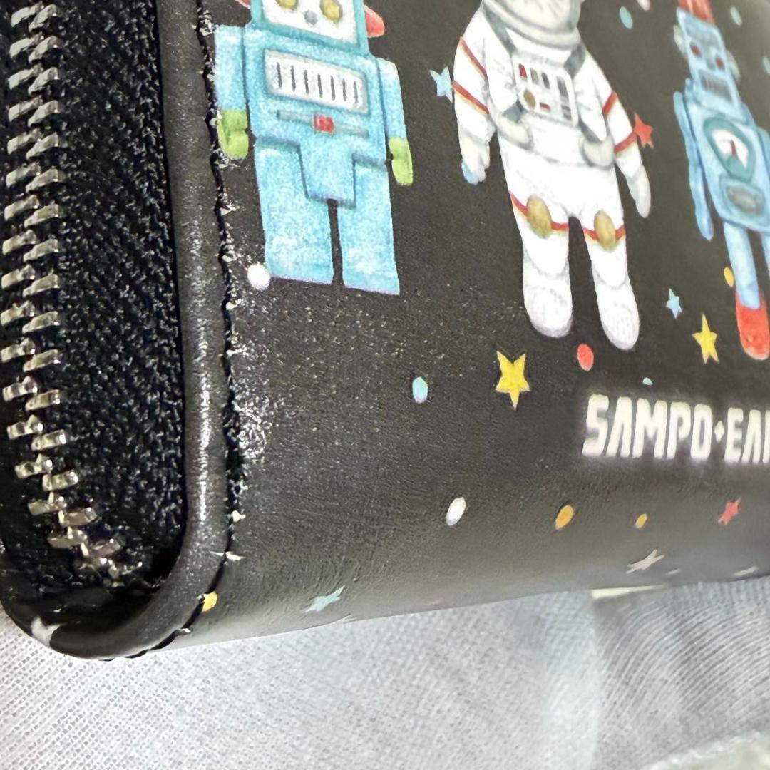【203】sampo×perche×ear スペーストイ 折り財布 カードケース