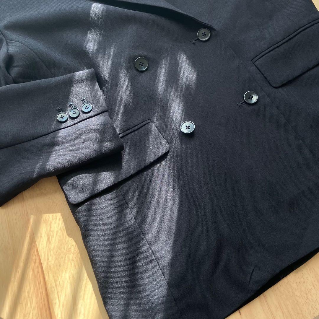 【2024SS】SLOBE IENA ウォッシャブルツイルダブルジャケット 紺