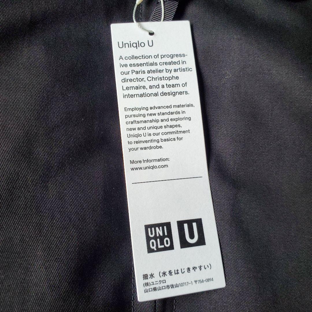 未使用 UNIQLO U パフテックショートブルゾン XL ブラック