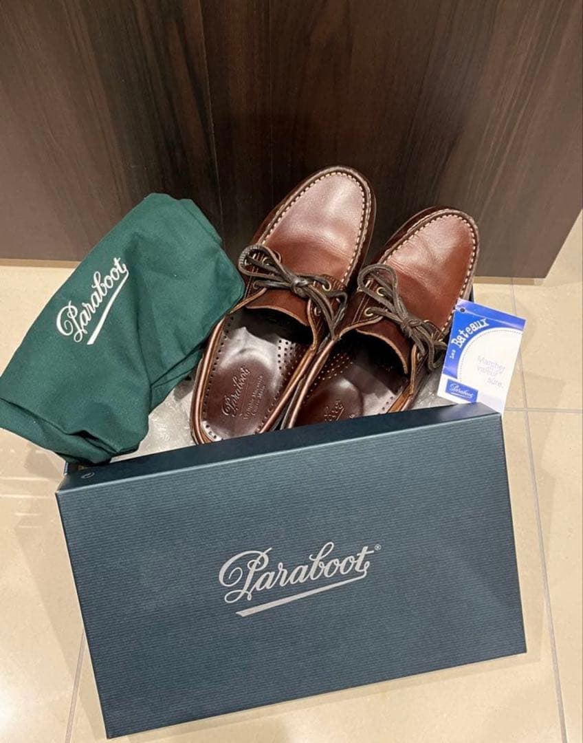 y*e様 paraboot BIRTH バース モカシン 6.5 マロン
