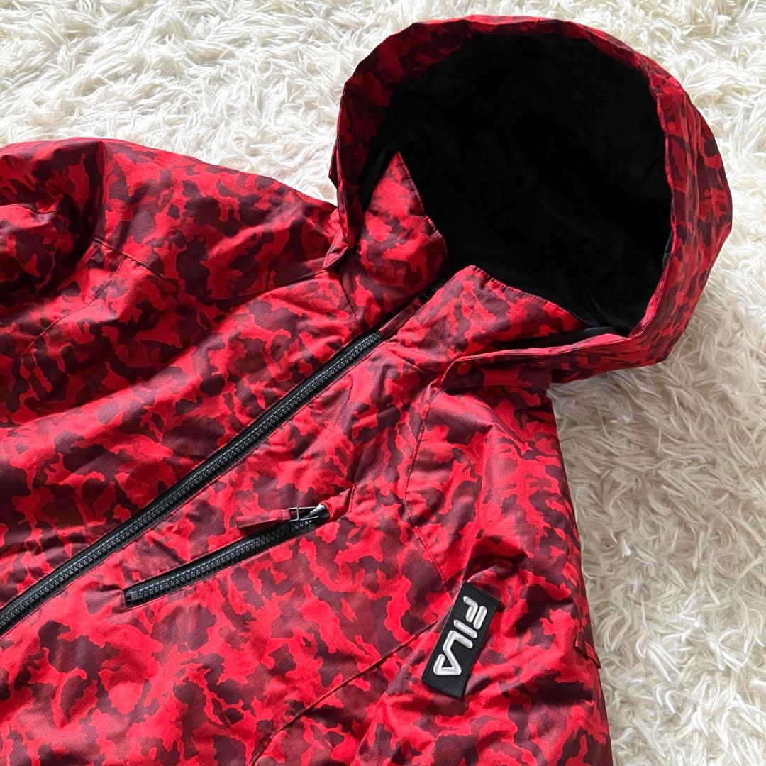 #13K✨FILA✨スキー スノボ ウェア 上下セット160 キッズ 迷彩