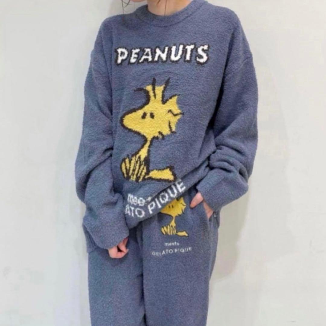 ジェラートピケ ベビモコプルオーバー&ロングパンツ ウッドストック