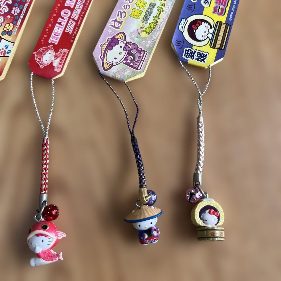 ご当地キティ　根付けストラップ　12種セット　キャラクターグッズ