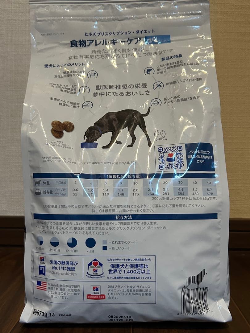 Hill's Prescription Diet d/d 犬用療法食