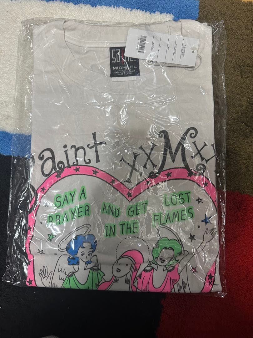 新品 saint michael セントマイケル 少年ナイフ tee XL