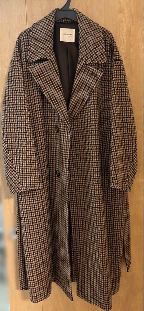 FREAK'S STORE チェック柄ロングコート