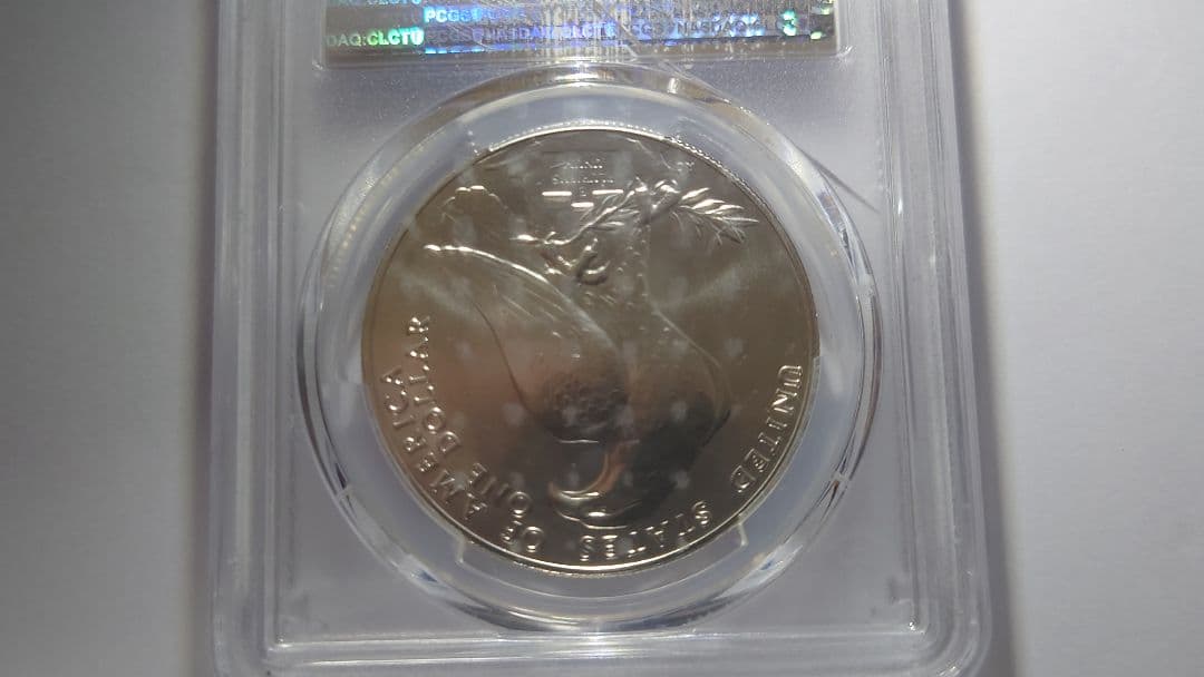 1ドル銀貨1984年アメリカL.A.オリンピックPCGS MS69 商品説明必読