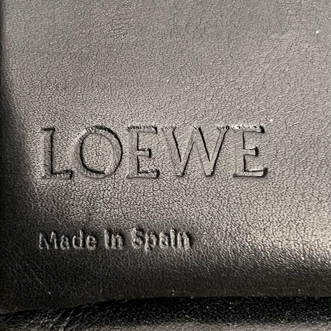 ロエベLOEWE陰陽二つ折り財布コンパクトジップウォレット