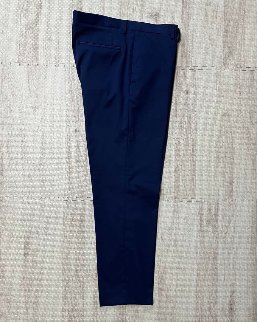 【美品】　ZARA ブルー　ネイビー　スーツ　セットアップ　XL 50