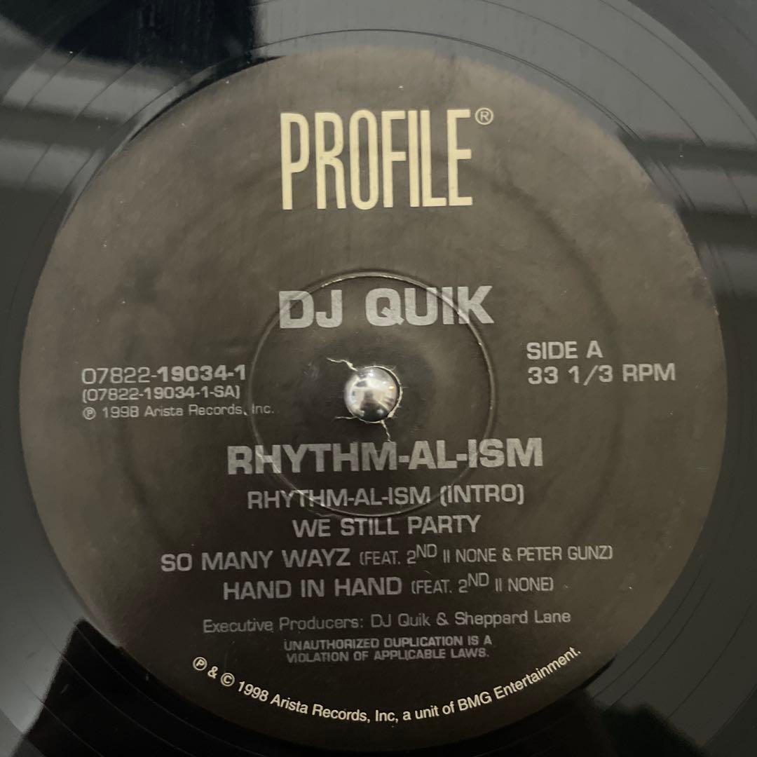 ［レア］DJ QUIK / RHYTHMAL-ISM 2LP