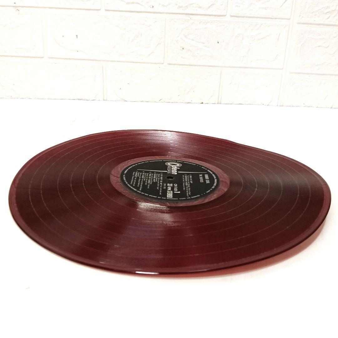 12-9-4ビートルズ Odeon ラバー・ソウル OP-7450 赤盤レコード