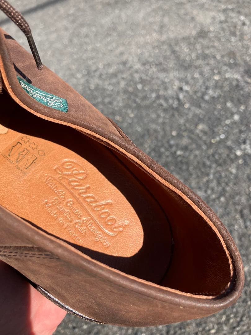 デッドストック89年製デカタグParaboot ミカエル 42 パラブーツ