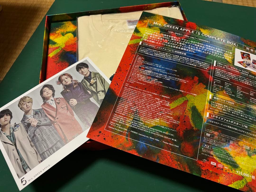 Mrs. GREEN APPLE 「5 COMPLETE BOX」